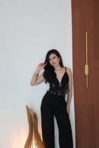 CALÇA SUEDE -PRETO