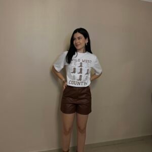 Short Courino -marrom