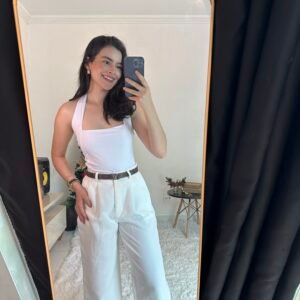 Calça Pantalona -branca