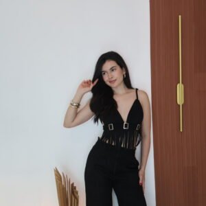 CALÇA SUEDE -PRETO